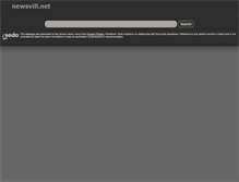Tablet Screenshot of newsvill.net